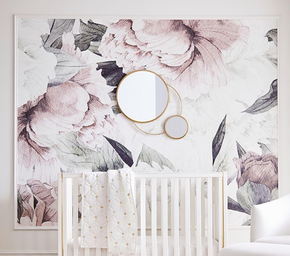 Anewall Blush Floral Wallpaper